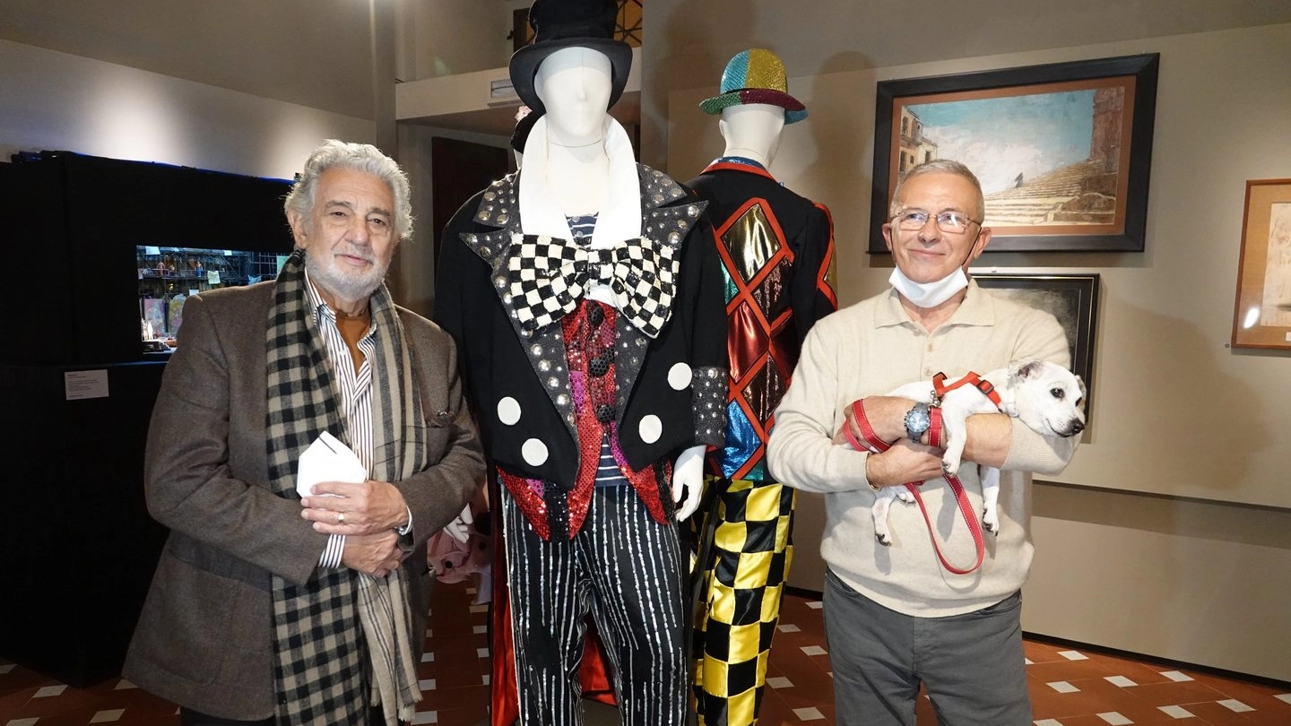 Placido Domingo in visita alla Fondazione Zeffirelli