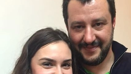  Irene Mannini con Matteo Salvini 