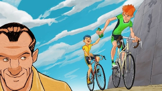 Un'immagine della "Bicicletta di Bartali"