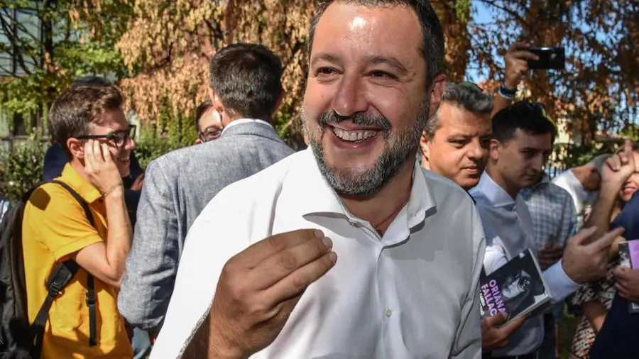 Il leader della Lega Matteo Salvini