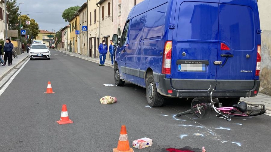 La scena dell'incidente (Bongianni / Fotocronache Germogli)