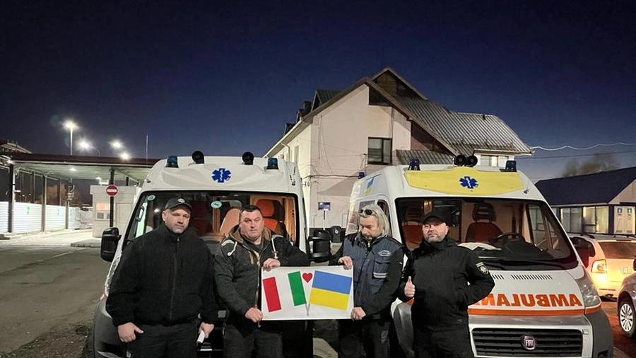 Ambulanze in partenza per Ucraina