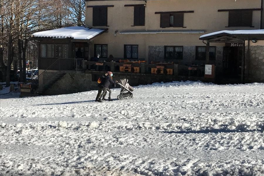 Neve sull'Amiata