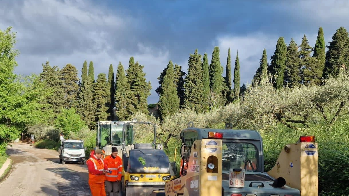 Più facile salire sul Subasio  Lavori per rifare la strada