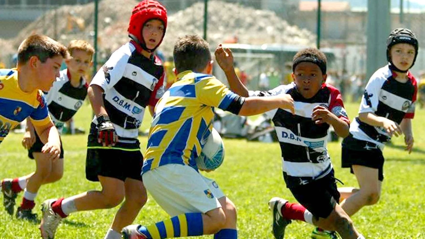 Un torneo di mini- rugby