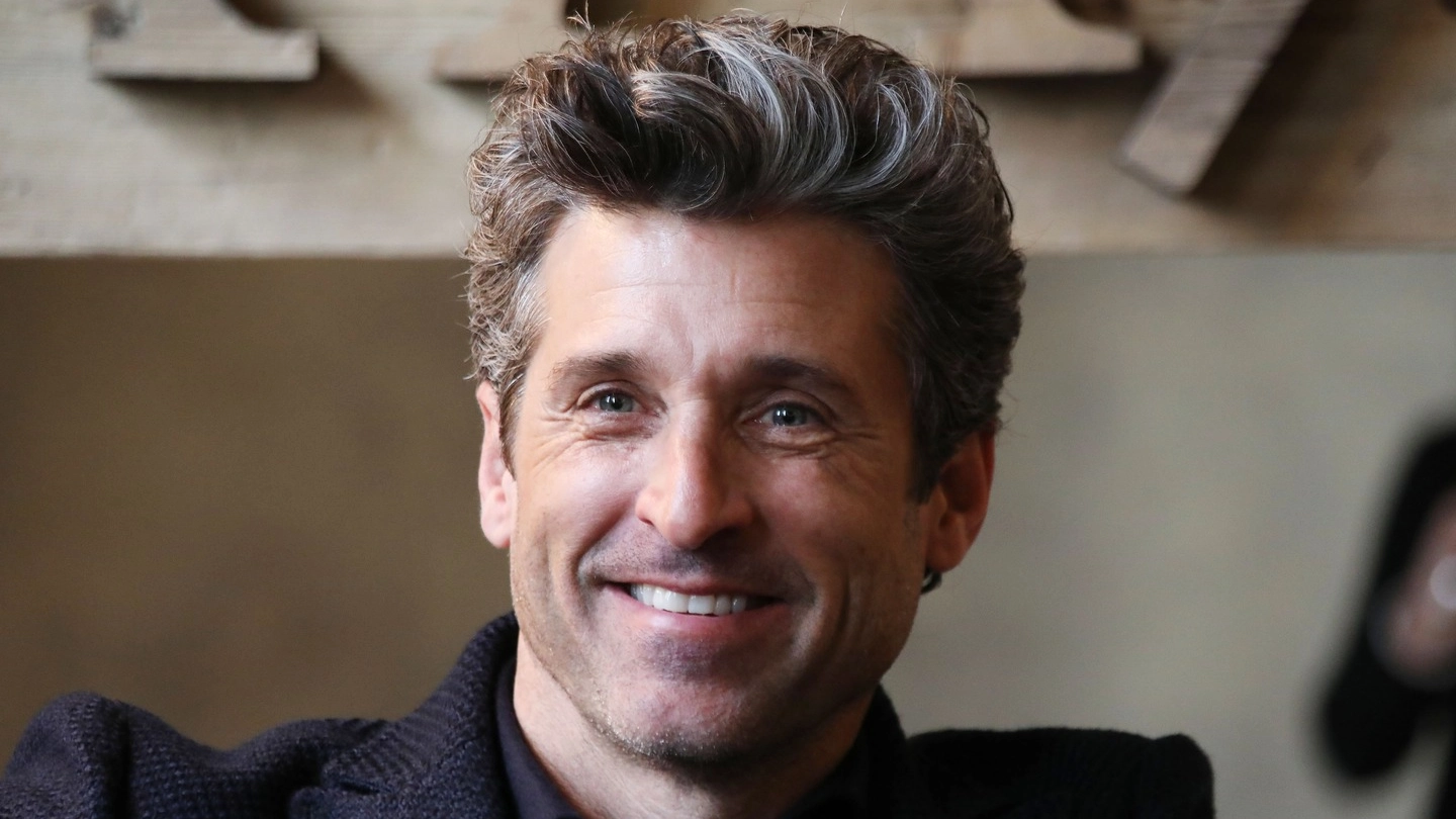 Patrick Dempsey a Firenze a Pitti Uomo  (foto Marco Mori/New Press Photo)