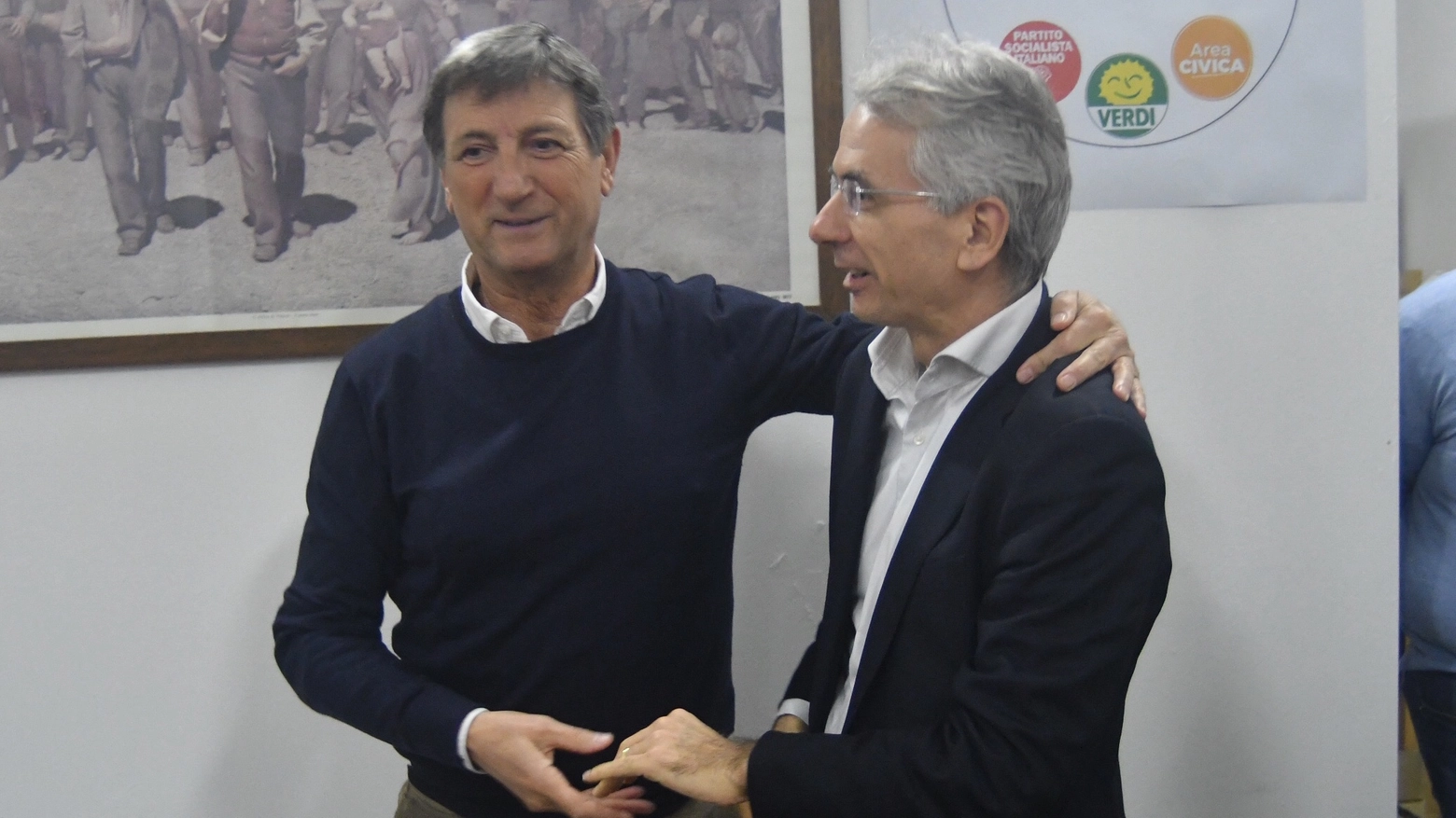 Da sinistra Angelo Zubbani e Cosimo Ferri