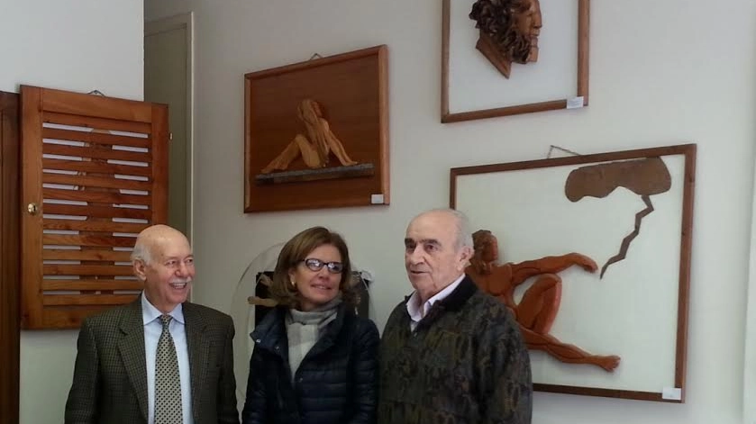 Lions Club Prato Host con le sculture di Augusto Ranfagni