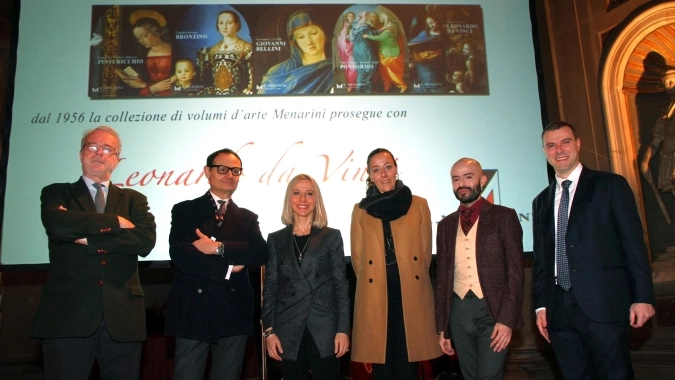 Presentazione del libro "Leonardo Da Vinci" del gruppo Menarini in Palazzo Vecchio
