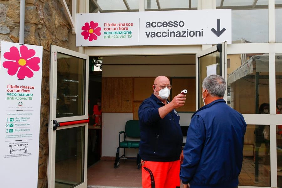 Un centro vaccinale 