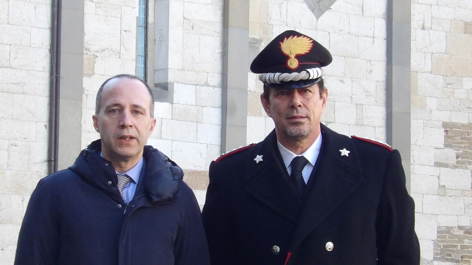 Il generale Roberto Riccardi e il colonnello Gianni Fedeli