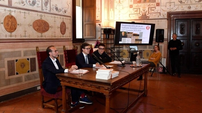 La presentazione a Palazzo Vecchio delle iniziative del Gabinetto Vieusseux La presentazione a Palazzo Vecchio delle iniziative del Gabinetto Vieusseux
