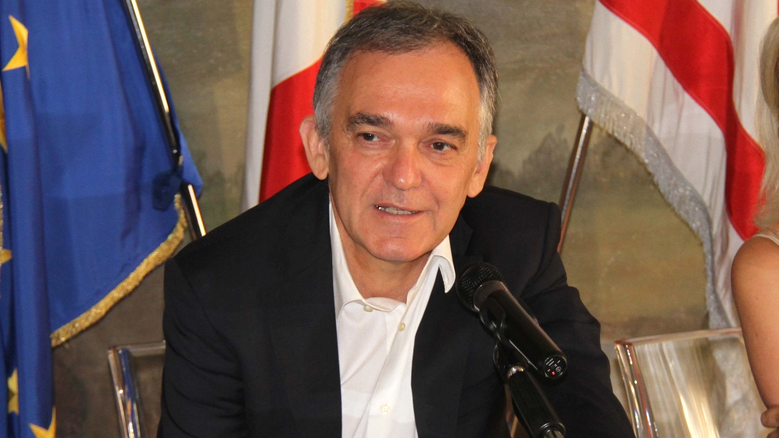 Il presidente della Regione Toscana Enrico Rossi