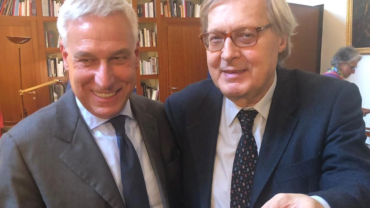 Pace fatta tra Sgarbi e Del Ghingaro Ok al progetto del Belvedere Poche le modifiche del Ministero Pace fatta tra Sgarbi e Del Ghingaro Ok al progetto del Belvedere Poche le modifiche del Ministero