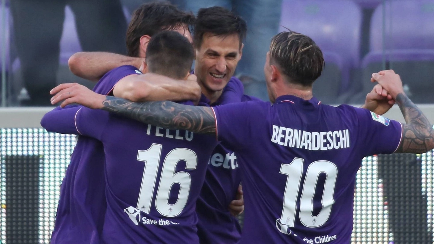 La gioia della Fiorentina (Fotocronache Germogli)