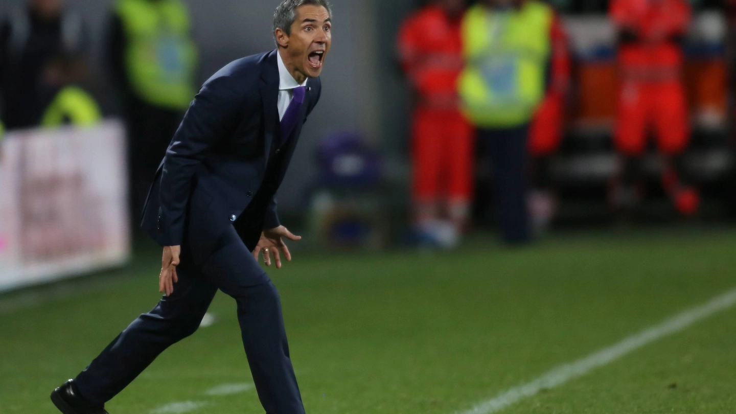Paulo Sousa urla durante Fiorentina-Empoli (Germogli)
