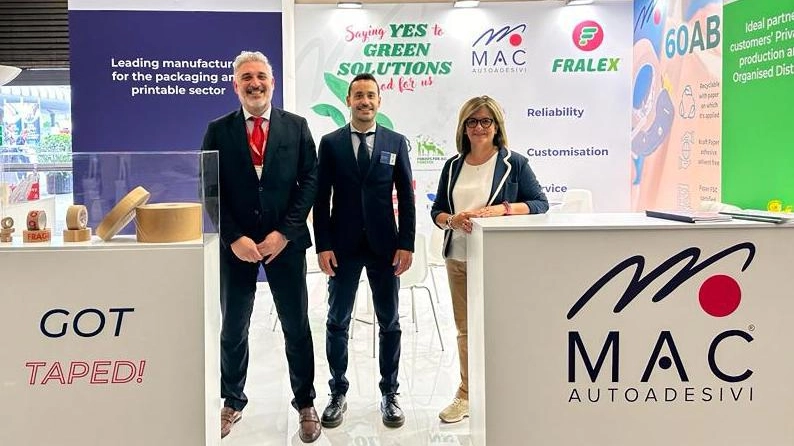 Missione sostenibilità  Ecco il nastro ecologico  Il nuovo prodotto  alla fiera in Germania