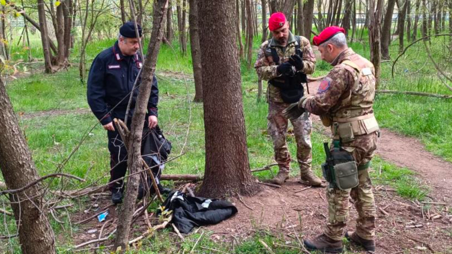 Cacciatori eliportati di Calabria in servizio (foto Cusa)