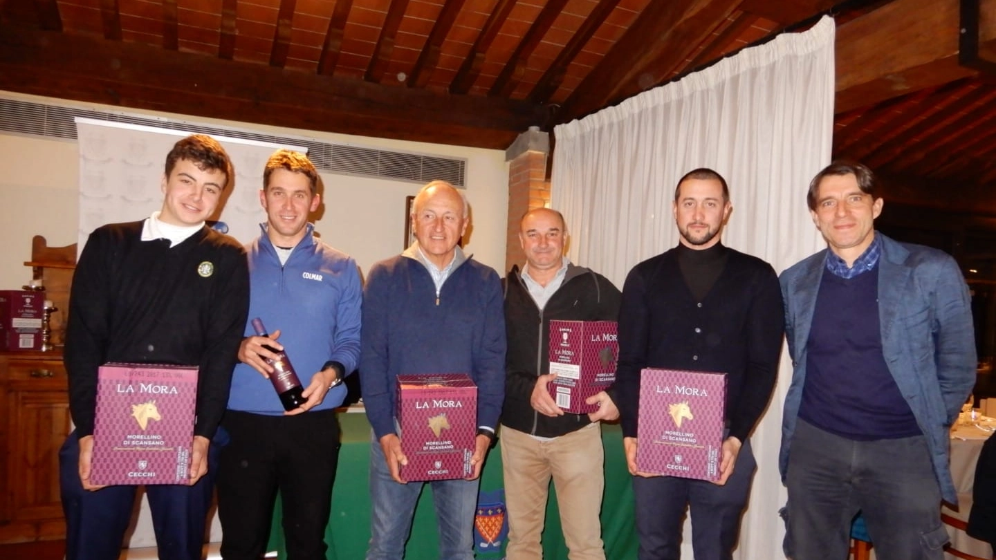 Da sinistra: Gaddo Toccafondi, Lorenzo Gagli, Sauro Secci, Daniele Zonta e Pietro Secci 