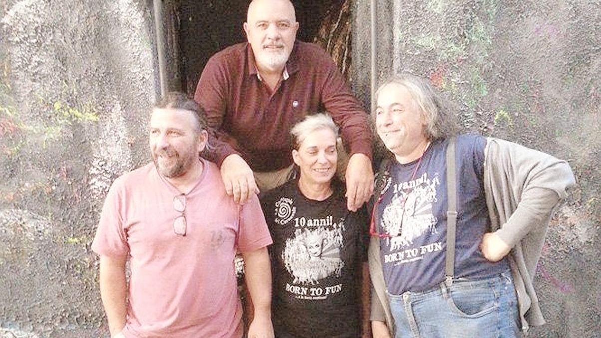 Gli scissionisti: da sinistra Carlo Lombardi, Roberto Vannucci, Corinne Roger e Gilbert Lebigre
