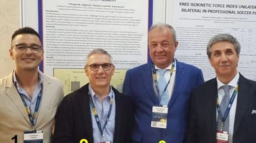  Il dottor Mario D’Angelo, il professor Pedro Galilea, il dottor Daniele Tonlorenzi e il professore G.S. Roi