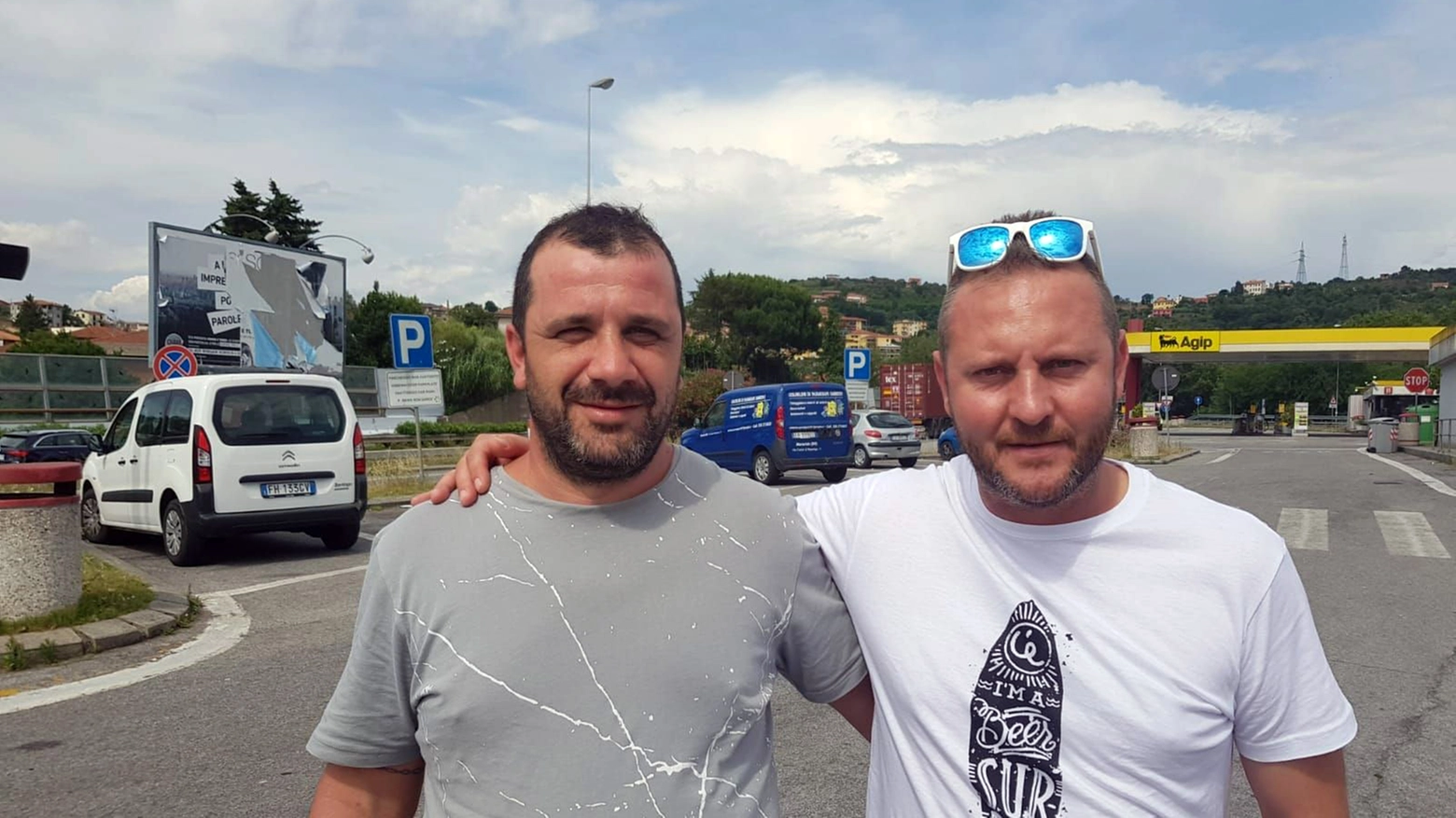 Maurizio Cappetti e Umberto Parmiggiani hanno salvato i due pistoiesi 