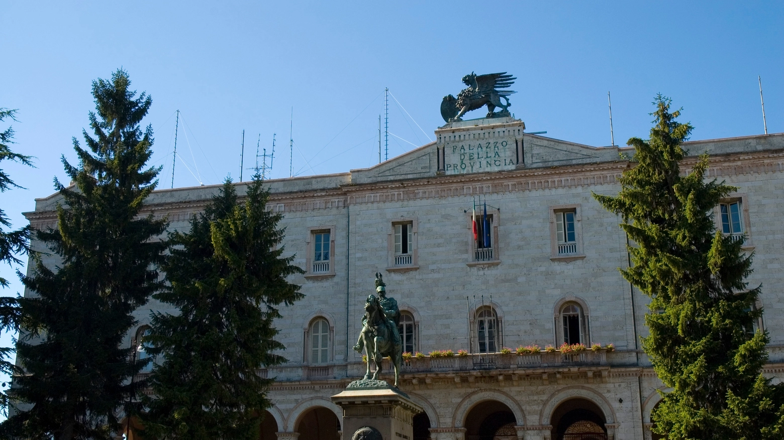 Il palazzo della Provincia di Perugia