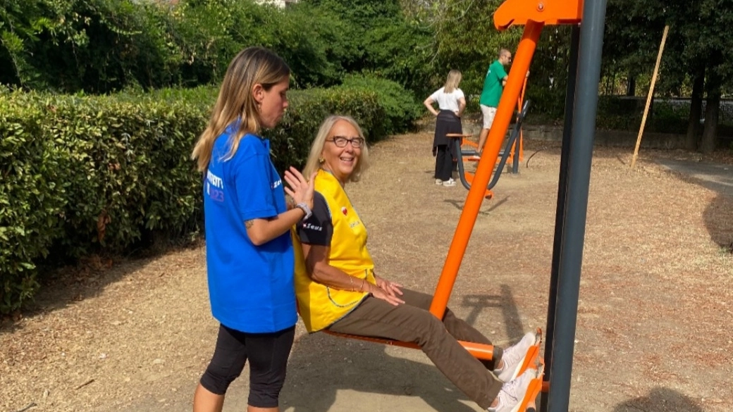 Lions Club Firenze dona alla città un’area fitness Lions Club Firenze dona alla città un’area fitness