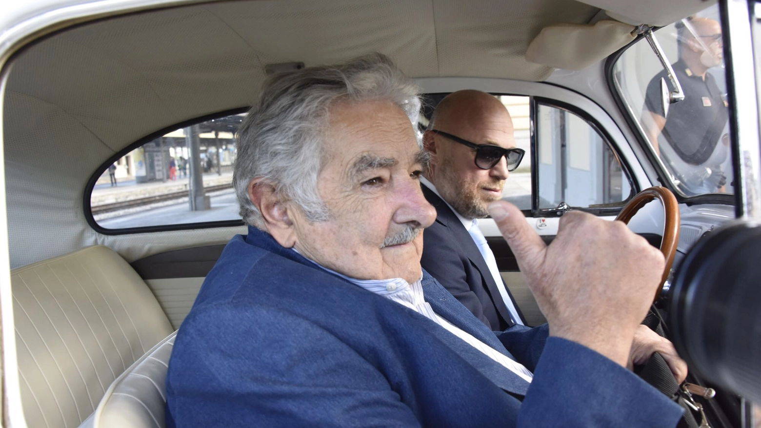 Mujica con il sindaco Nogarin (Novi)