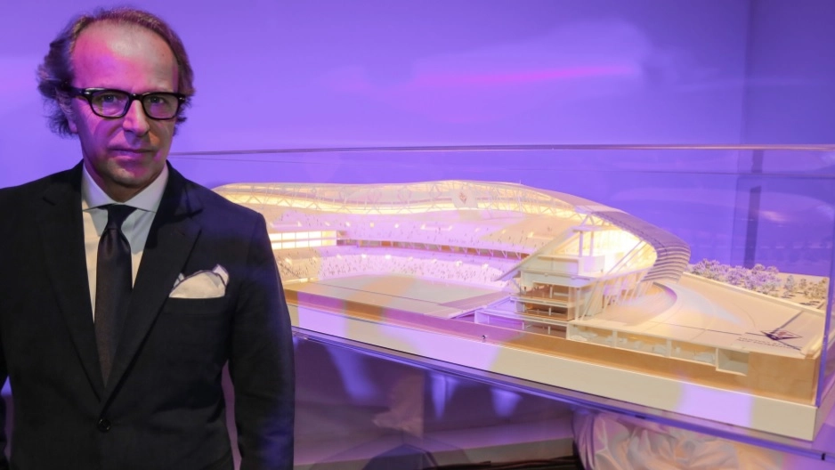 Il nuovo stadio della Fiorentina presentato da Andrea Della Valle