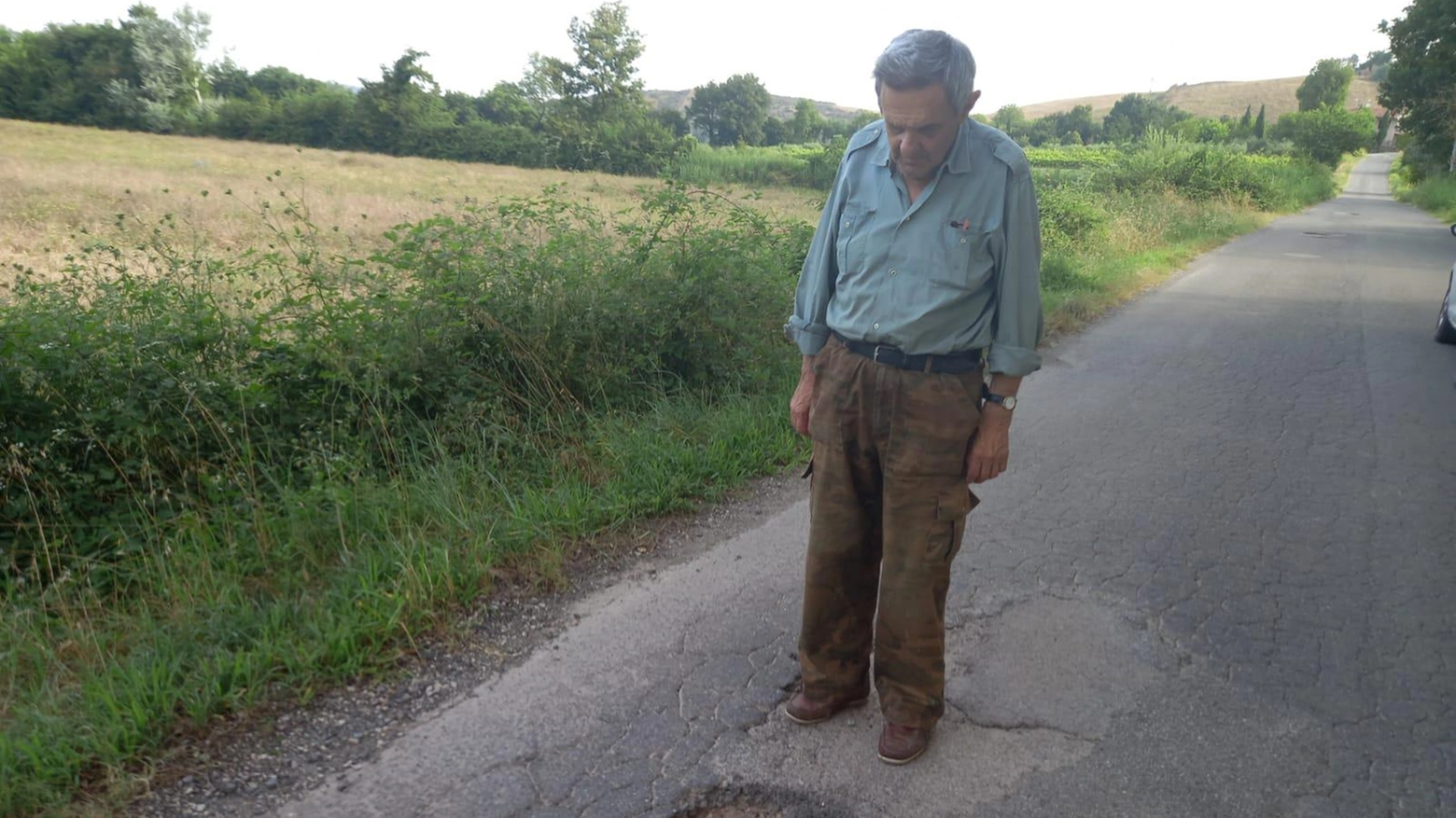 Malarampa, strada-odissea Ben 70 pericolose voragini Malarampa, strada-odissea Ben 70 pericolose voragini