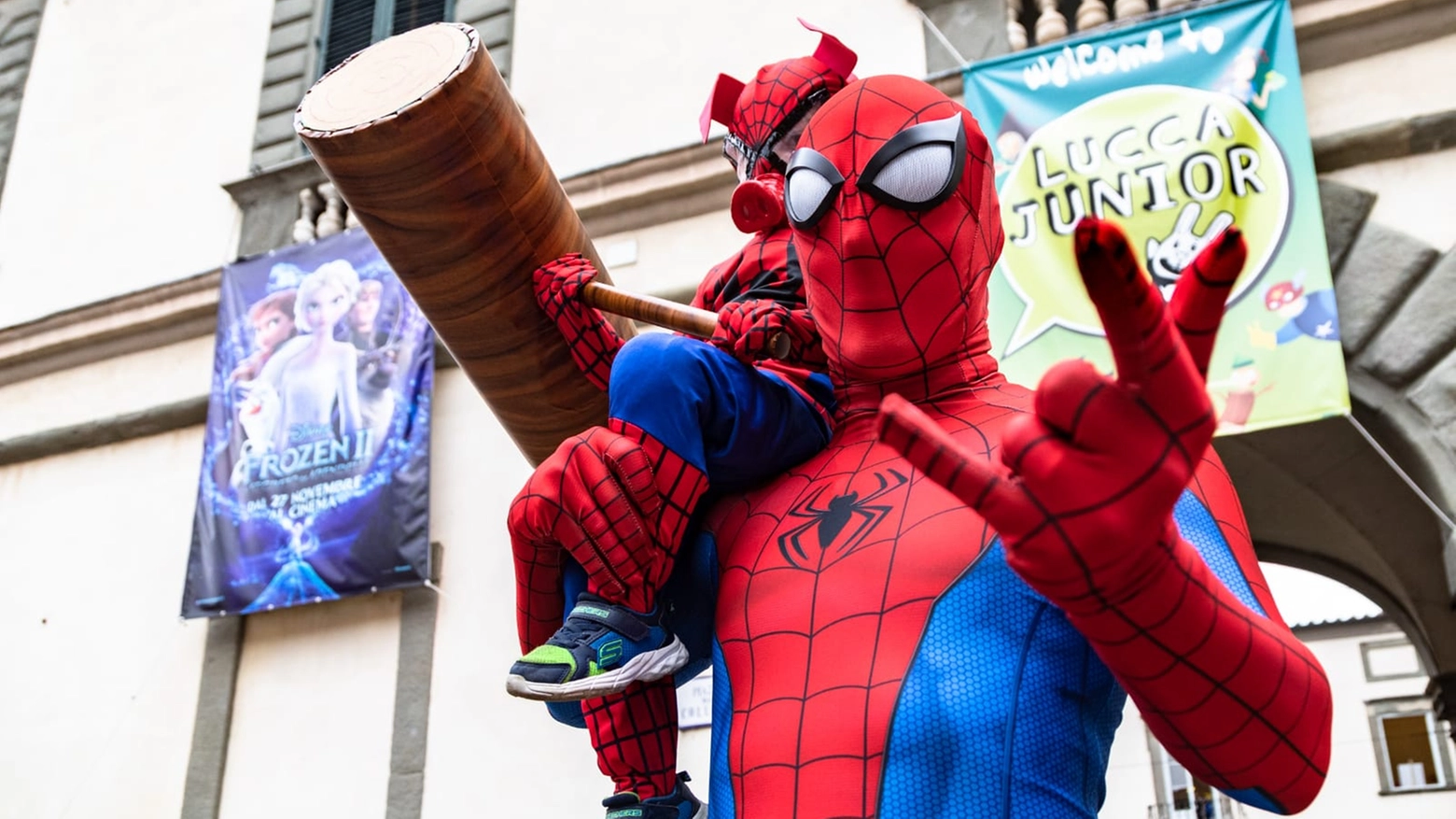 L'uomo ragno a Lucca Comics