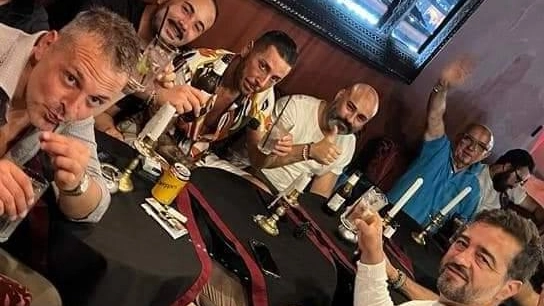 La foto postata da Santini: pochi istanti prima del terremoto La foto postata da Santini: pochi istanti prima del terremoto