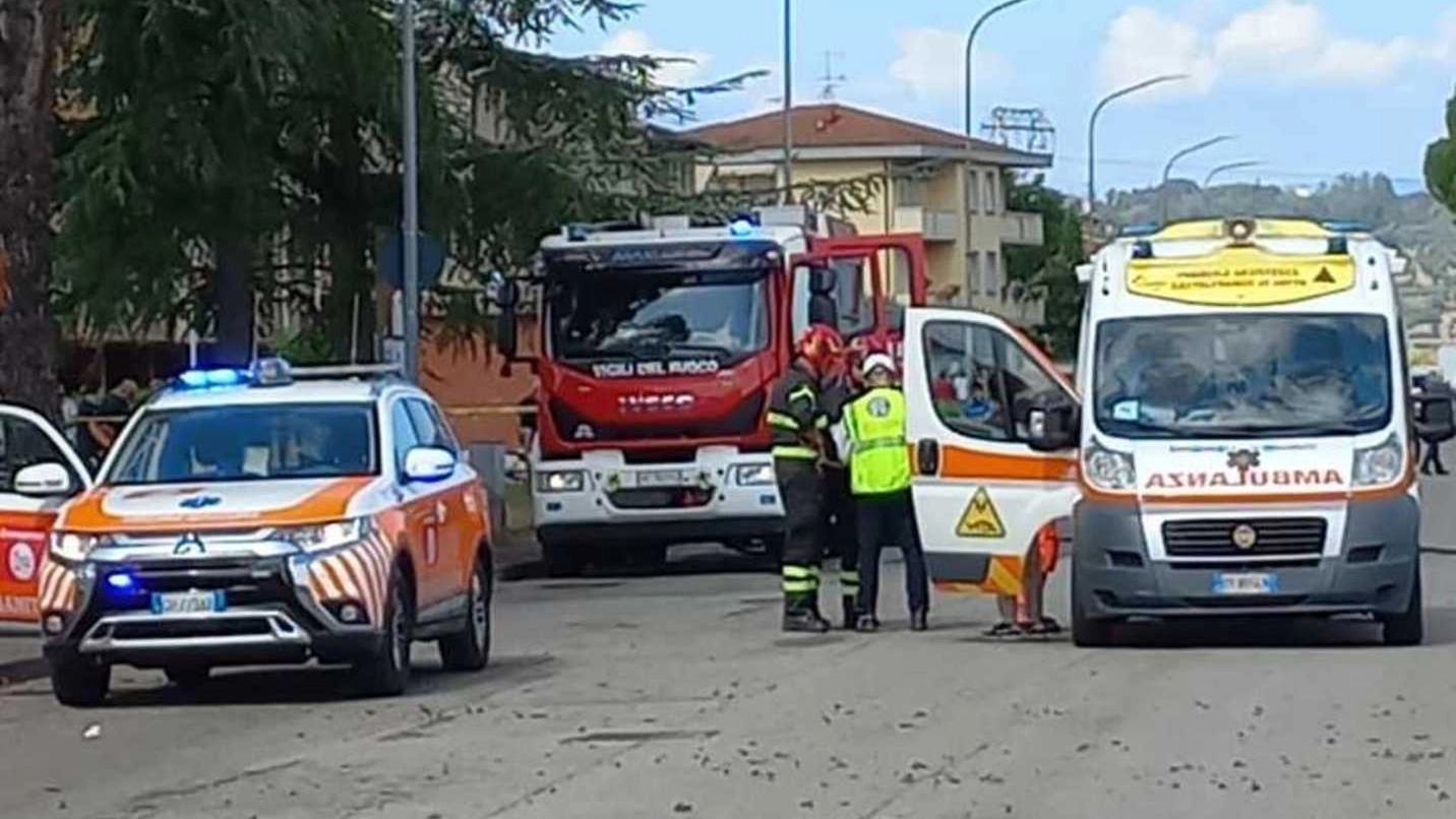 Castelfranco, l’arrivo dei soccorritori e dell’elicottero Pegaso Castelfranco, l’arrivo dei soccorritori e dell’elicottero Pegaso