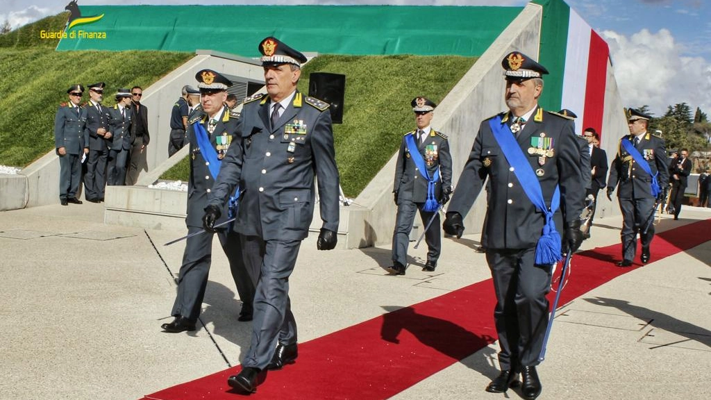 Il generale Ignazio Gibilaro durante la cerimonia