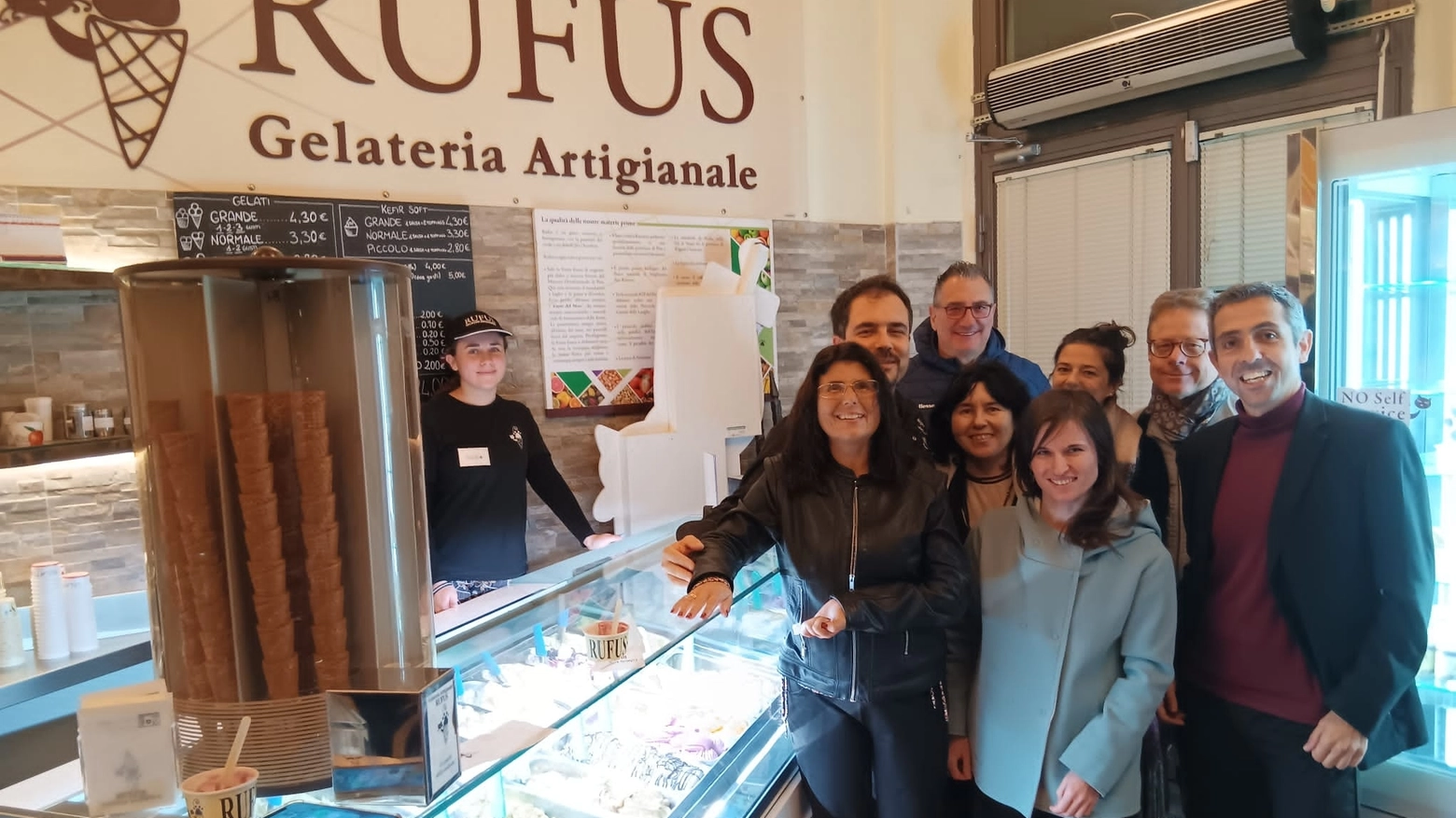 La merenda alla Gelateria Rufus
