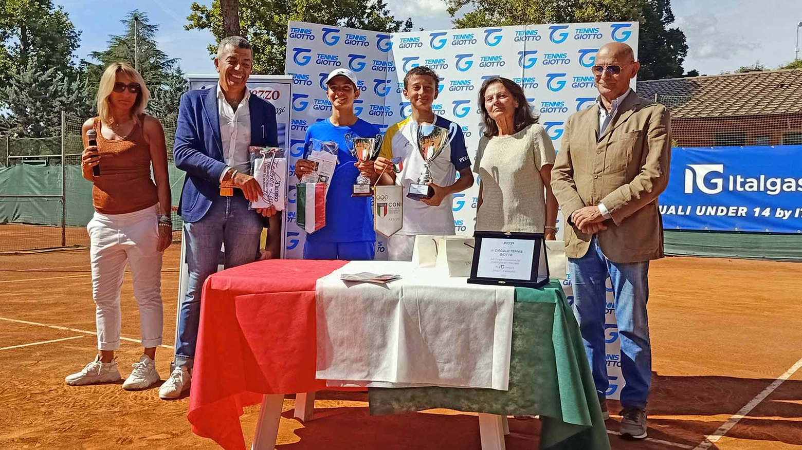 Premiazioni Singolo Campionati Italiani Maschili Under14 2023 Premiazioni Singolo Campionati Italiani Maschili Under14 2023