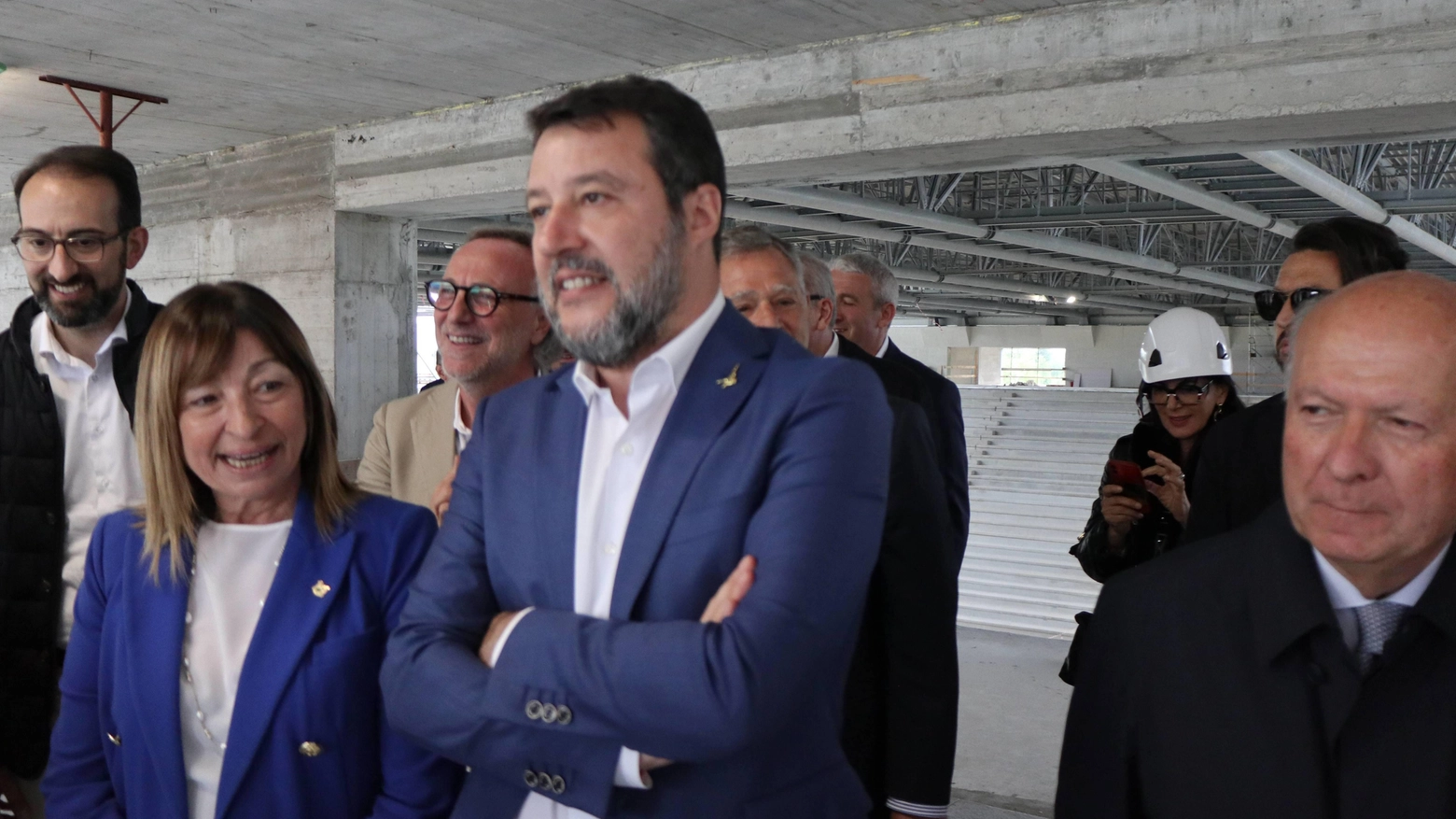 ’Il 2023 anno importante’  Salvini in Umbria  "Cambio di passo  su strade e alta velocità"