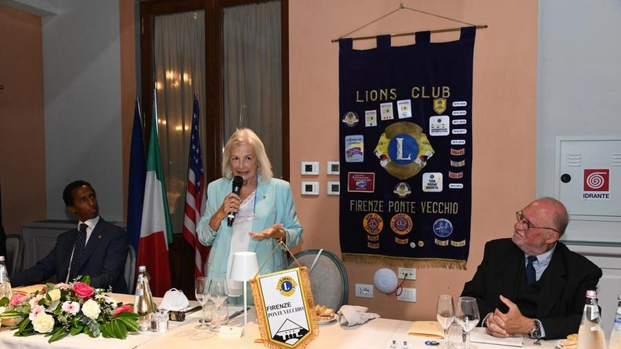 Lucia Granelli, presidente del Lions club Firenze Ponte Vecchio