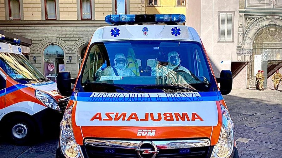Un'ambulanza della Misericordia di Firenze  