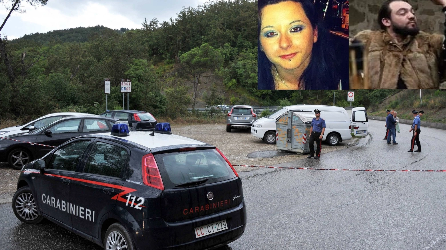 Tragedia a Bilancino: la vittima Jennifer Miccio e il presunto omicida-suicida Daniele Baiano