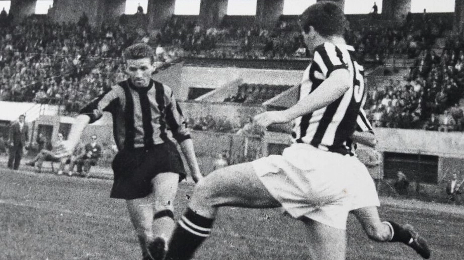 Costalli a segno con il Fanfulla nella partita vinta 4-1 del 1957-58