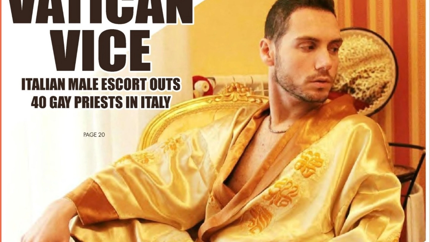 La copertina della rivista statunitense «Sfgn» dedicata allo scandalo dei preti gay denunciato da Francesco Mangiacapra