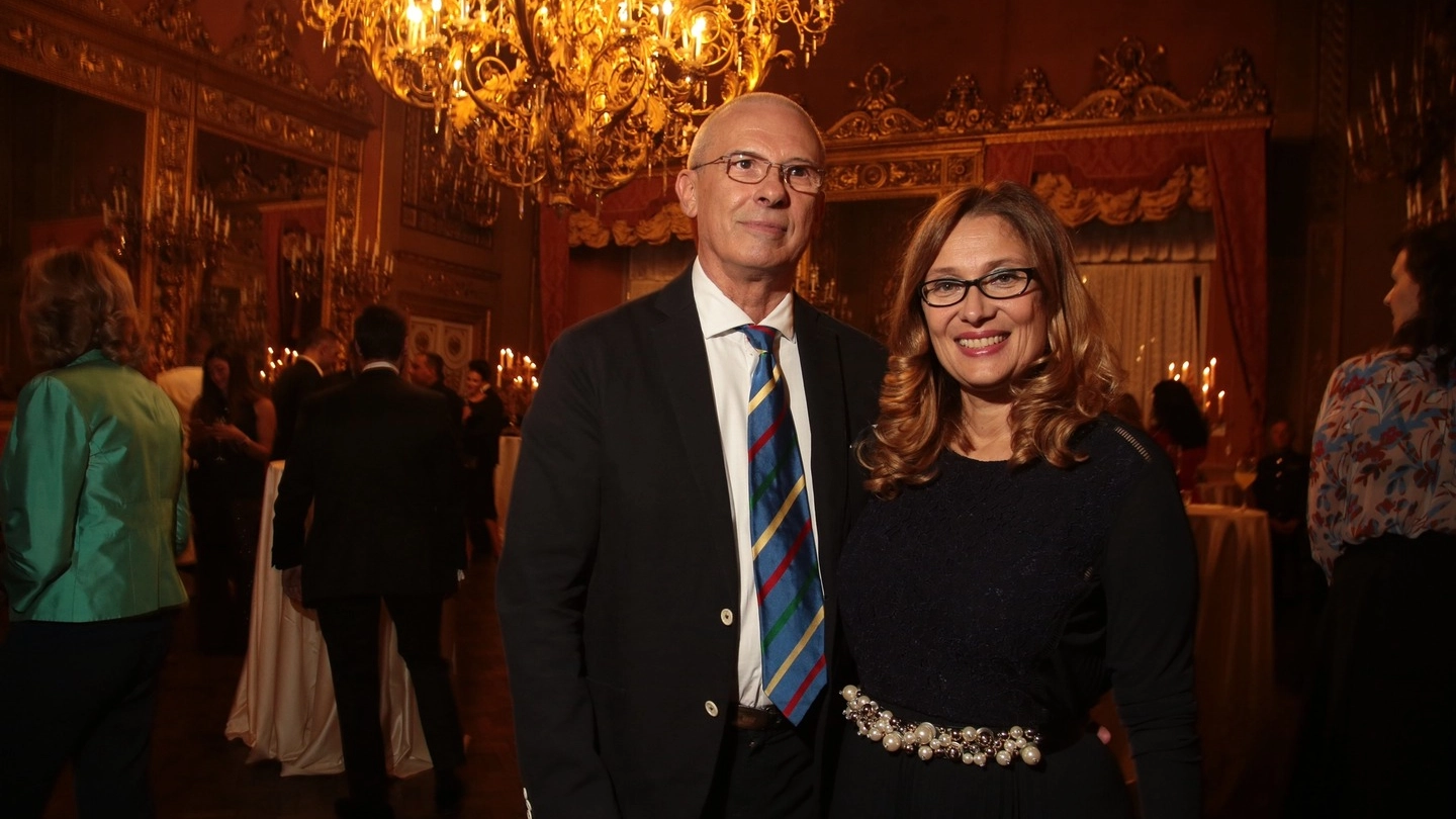 Pippo Zeffirelli e Nicoletta Mantovani (Foto Giuseppe Cabras/New Press Photo)