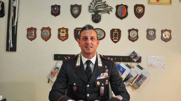 Il comandante della Tenenza carabinieri di Norcia, Tenente Enrico Alfano