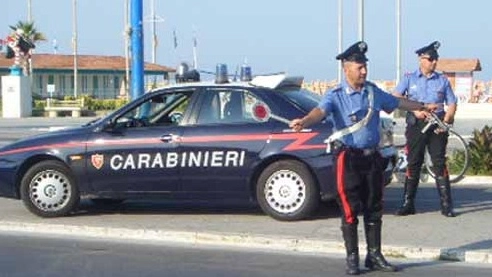 Una pattuglia dei carabinieri