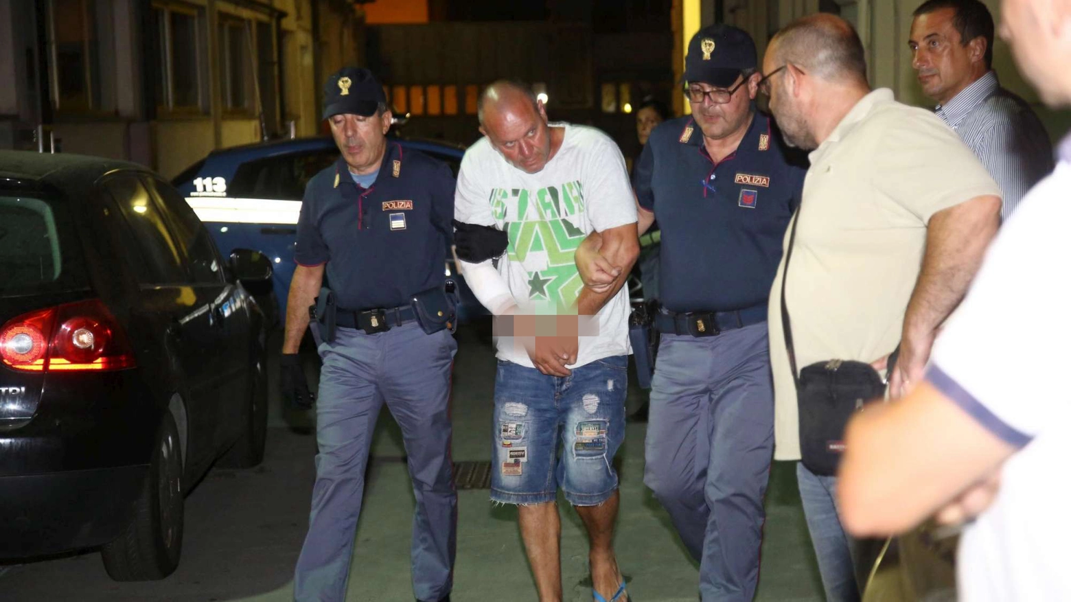 L'arresto di Pasquale Russo (Ansa)