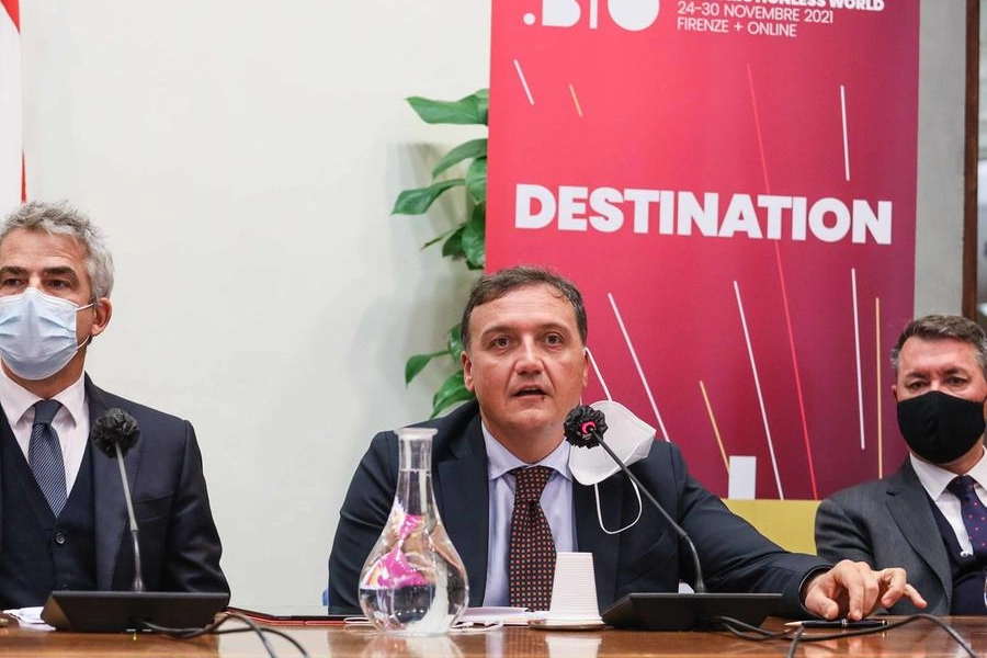 Leonardo Marras, Giuseppe Salvini e Massimo Manetti alla presentazione dell’evento