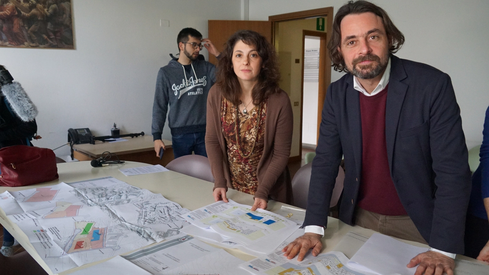  Il sindaco Mangani e l’architetto Francesca Di Natali