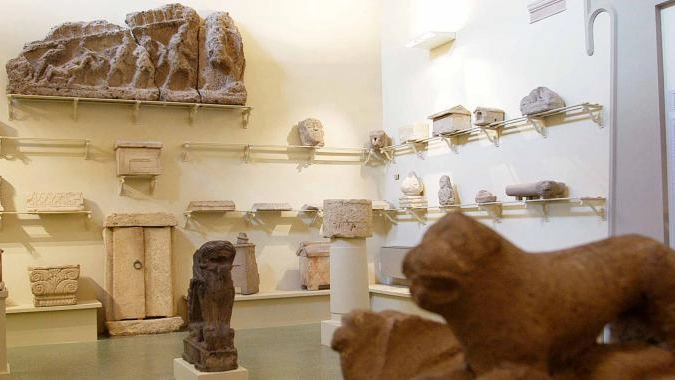 L'interno del Museo Archeologico di Firenze